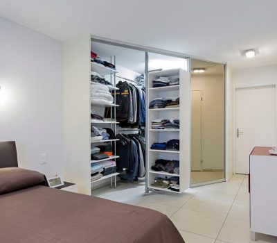 Begehbarer Eckkleiderschrank mit Spiegel Aarburg 7