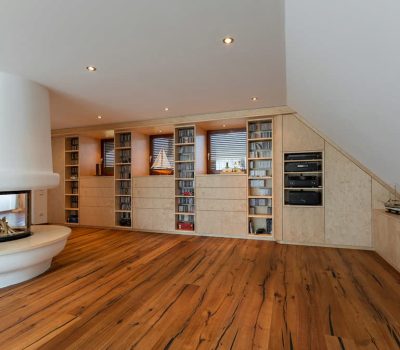 Wohnwand für Wohnzimmer in Holz furniert Feldkirch 0